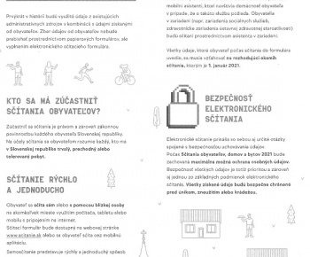 Aktuality / INFORMÁCIE O SČÍTANÍ OBYVATEĽOV DOMOV A BYTOV 2021 - foto