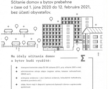 Aktuality / INFORMÁCIE O SČÍTANÍ OBYVATEĽOV DOMOV A BYTOV 2021 - foto