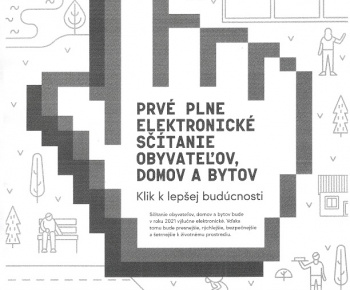 Aktuality / INFORMÁCIE O SČÍTANÍ OBYVATEĽOV DOMOV A BYTOV 2021 - foto